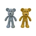 bear shaped natural latex teether toy